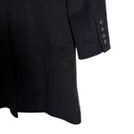 J.Crew Black Wool Cashmere Single Breasted Classic Winter Top Coat Size 4 Photo 6
