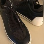 Ash women black leather platform sneaker shoes US 6.5 Euro 37 Photo 2