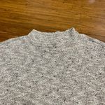American Eagle  Mock Neck Sweater Knit Pullover Cross Front Beige‎ Womens Small Photo 1