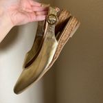 Eric Michael Eric‎ Michael Gold Pointed Flats Size 9 womens Photo 5