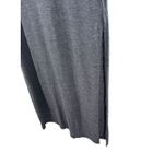 Lunya Restore Maxi‎ Dress Large Dark Gray Pima Cotton Open Back Lounge Travel Photo 3