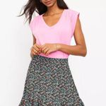 Loft  Spring Bloom Flounce Skirt Ditsy Floral Mini Small Photo 0