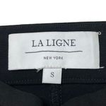 La Ligne Moto Pants Women’s Small Black Cropped Zip Hem Pull Photo 10