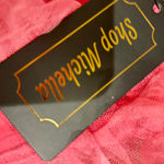 Michella vintage 1990s Barbiecore off the shoulder tulle pink/black bow dress M Pink Size M Photo 12