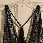 Victoria's Secret Victoria Secret Black Full Lace Teddy Bodysuit Lingerie Negligee -M Photo 1