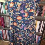 LuLaRoe high low travelcore floral Carly XS swing dress Photo 0