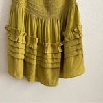 Mustard Seed NWT Citron Pleated One Shoulder Dress S Photo 2