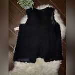 Terra & Sky  Black sherpa sleeveless sweater vest sz 1X Photo 6