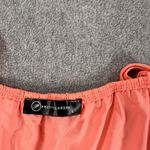 Pretty Garden Pleated Mini Romper Size Large Spaghetti Strap Coral Pink Photo 6