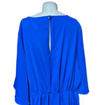 City Chic  Knot Front Fit & Flare Dress In Electric‎ Blue Size XL / Plus Size 22 Photo 7