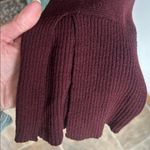 Free People Criss Cross Boho Tunic Mocha Sweater Size Small Photo 8