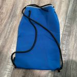 Triangl  Blue Drawstring Neoprene Backpack Bag Photo 1
