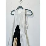 BIBHU MOHAPATRA x RTR Black White Colorblock Pleated Crewneck Flowy Dress Size 4 Photo 5