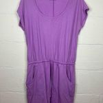The North Face  Casual Purple Short Sleeve Mini Dress Size Medium Photo 0