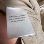 Saloni Satin Champagne Gold Backless Ruffle Hem Cowl Neck Midi Dress Size 8 Photo 8