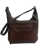 Fossil Vintage  Messenger Bag, Crossbody Bag~‎ Dark Brown Leather STRAP HAS wear Photo 1