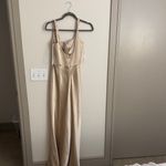 Jenny Yoo  Champagne Maxi Dress Photo 4