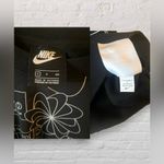 Nike Women's Icon Clash Black Silver Fleece Crop Crew Pullover Size Small Photo 7