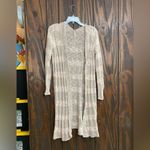 Free People  FREE SPIRIT CARDIGAN STRIPED size XS knit cotton linen blend Photo 3