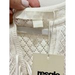 Jonathan Simkhai Short Sleeve Knit Cut Out Bodycon Midi Dress White Women's S Photo 2