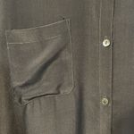 Calypso St. Barth  100% Silk Long Sleeve Collared Button Down Blouse Photo 4