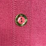 St. John Sport Hot Pink Barbiecore Santana Knit Blazer Cardigan Wool Blend Photo 4