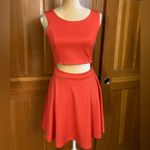 Club Monaco Sexy Women’s  Orange Cutout Tika Dress. Size Small Photo 5