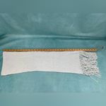 White Glitter Scarf Photo 3