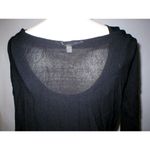 Tracy Reese New NWT $248 Plenty  Off Shoulder Sweater Top Black S Layered Fine Photo 8