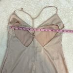 Nasty Gal women’s nude silky dress size 4 Photo 4
