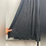 LNA  Heathered Black Ribbed‎ Halter Casual Fit & Flare Dress Photo 8