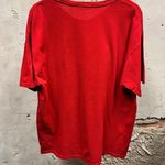 The Vintage Shop Echo Unlimited Red Grunge Graphic Short Sleeve Wraparound Logo T-Shirt XL Y2K Photo 3