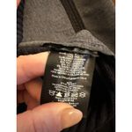 Tory Burch  Navy Blue Ribbed Sweater Leather Vest Top Size XS Photo 5