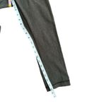 Lululemon  Womens Cropped Capri Leggings Dark Gray Black Logo 6 Photo 3