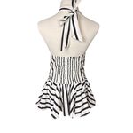 Maeve NWT Anthropologie Women's XXS Striped Halter Halter Drop-Waist Peplum Top Photo 5