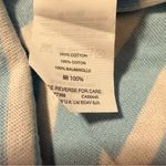 J.Crew  Light Blue and White Striped Long Sleeve Tee Size Small NWT 100% Cotton Photo 2