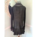 Liquid by Sioni Artsy Funky Whimsical Goth Boho Punk Sweater Cardigan Jacket S Photo 5