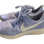 Nike  Zoom Pegasus 35 Women's Running Shoes Size 8 Light Blue White Photo 0