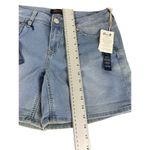 7 For All Mankind Seven  Powell Blue Knit Denim Shorts Sz 8 NWT Photo 5