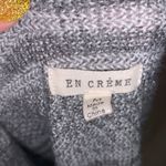 En Crême En Crème Aztec chevron asymmetrical sleeveless vest open cardigan sweater Photo 3