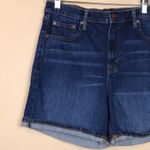 Gap Denim Women’s Rolled Hem Medium Wash Blue Denim Jean Shorts Photo 1