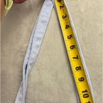 Light Blue Tote Bag with 'Hello!' Embroidery Gray Photo 7