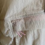 Fabletics Shimmer Hiking Jacket cream windbreaker with Pink Accents raincoat Photo 4