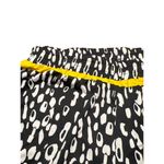 Ashley Stewart Animal Print Wide Leg Pants Pull On Black White Yellow Size 22/24 Photo 2
