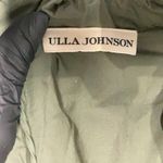 Ulla Johnson  Celia Dress Army Green Puff Sleeve Mini Size 10 Cottagecore Photo 4