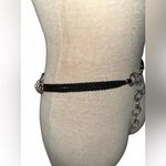 Vintage Silver Metal Flower Mirror Statement Belt – Y2K Boho Photo 4