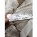 ZARA  Linen Cotton Blend Tan Vest Size Small Button Front Lined Classic Career Photo 3