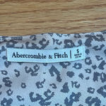 Abercrombie & Fitch  Y2K Cowl Neck Satin Slip Bias Dress Animal Print beige Sz S Photo 10