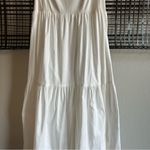 Reformation East Square Neck Open Back Tiered Maxi Dress Photo 5