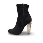 Bamboo  NightLife Stiletto Vegan Suede Booties Photo 6